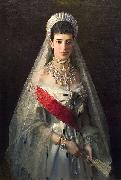 Ivan Kramskoi Maria Feodorovna France oil painting artist